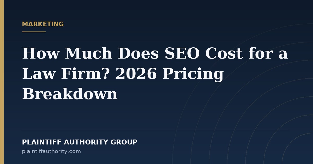 Spreadsheet comparing monthly marketing budgets across different law firm sizes
