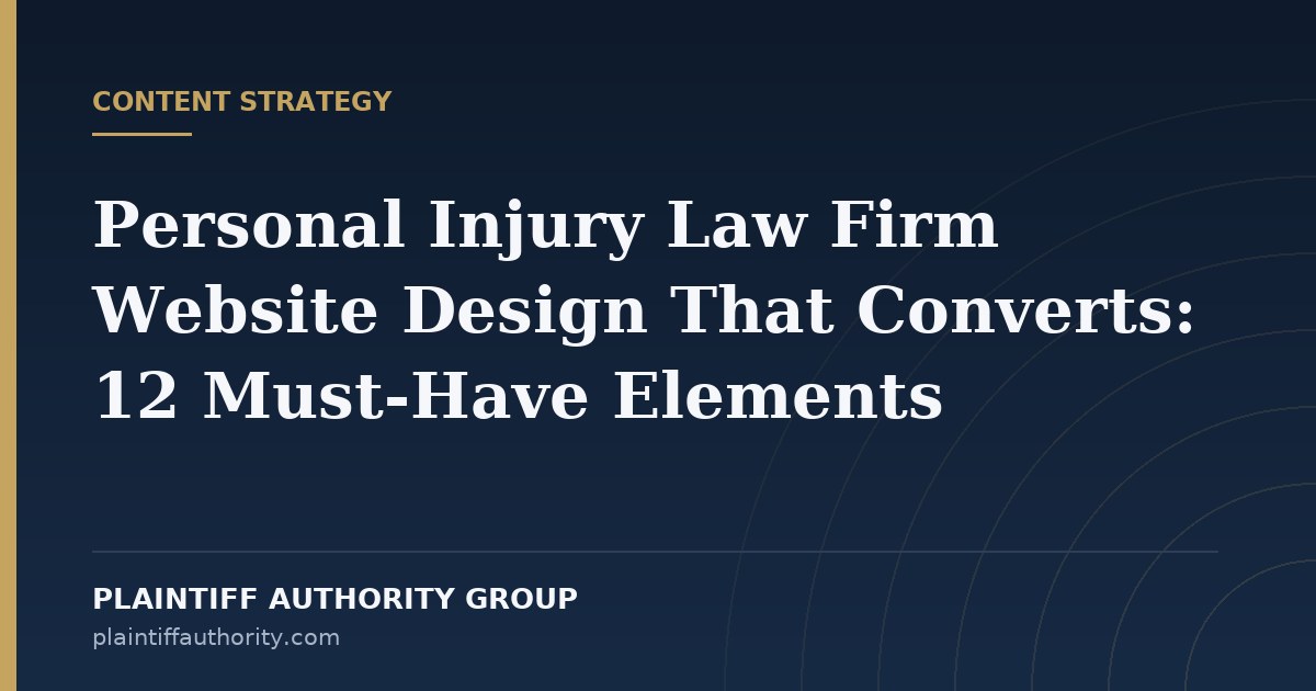 Split-screen mockup of a personal injury law firm homepage on desktop and mobile with a click-to-call button highlighted